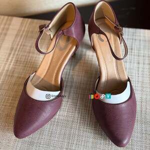 Plum Tru Comfort Foam Women's Pointed-Toe Heels - Size 6.5